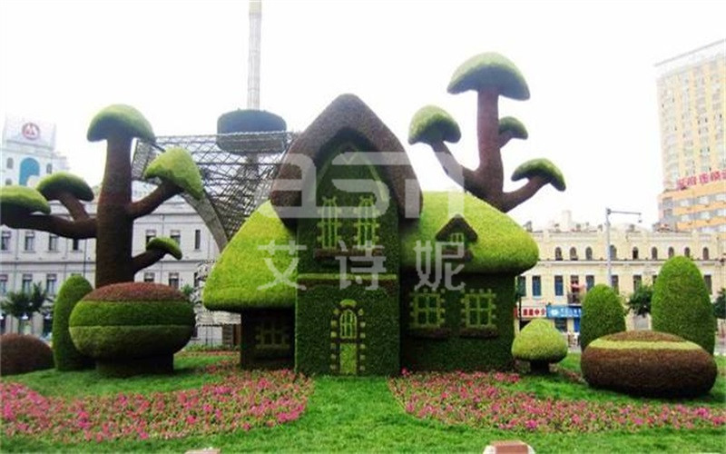 <font color='red'><font color='red'>五色</font>草<font color='red'>雕塑</font></font>